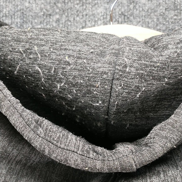 Colosseum Men's Hoodie Gray Large Indiana Hoosiers Pullover Long Sleeve Pockets - Picture 8 of 15